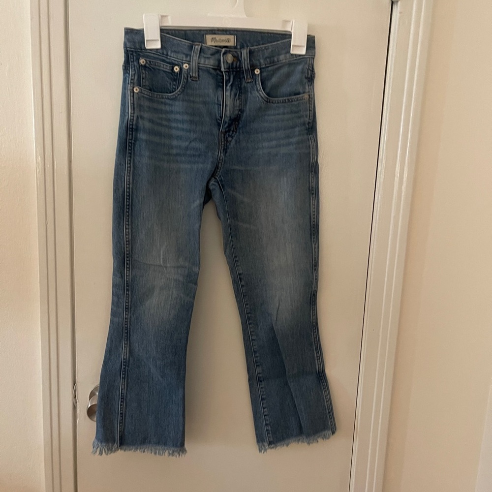 Madewell Blue Ankle Cropped Jeans